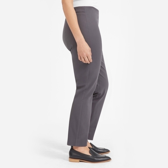 NWOT Everlane Side-zip Stretch Cotton Pants Size 00 - Picture 2 of 9